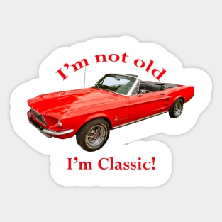 1967 Ford Mustang Sticker